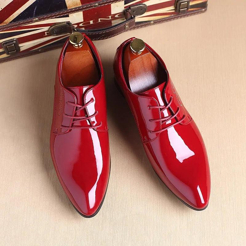 Glossy Oxford Leather Shoes - Jimi Brothers 