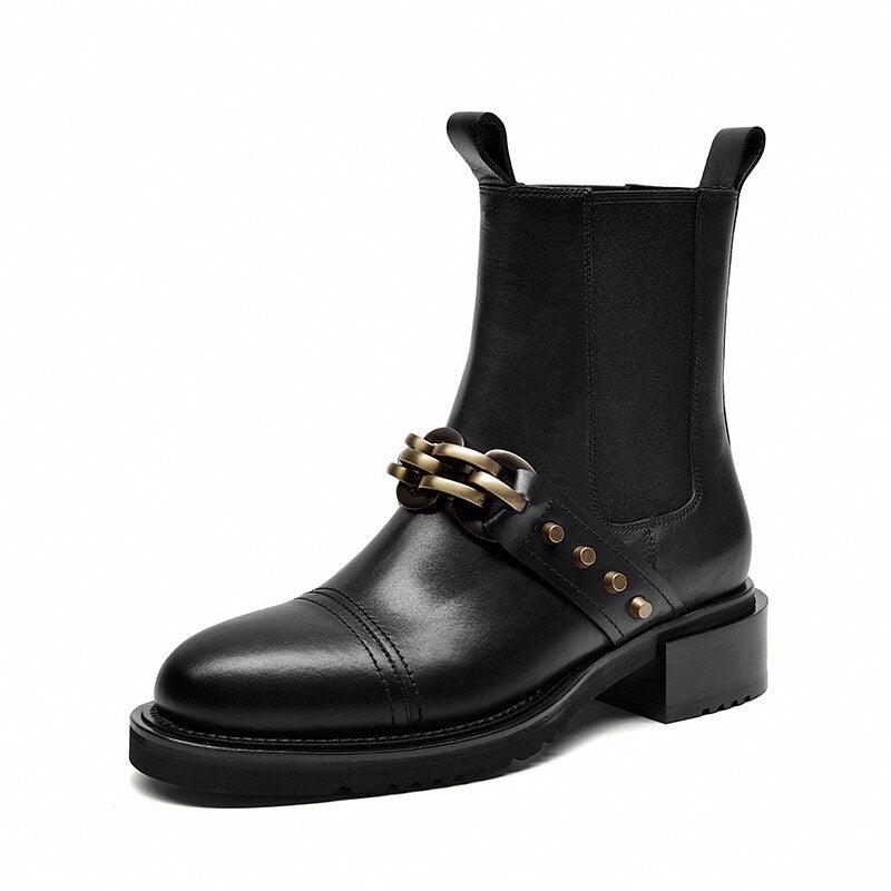 Grynet - Boots with metal chain & rivet - Jimi Brothers 