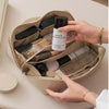 High-Capacity Leather Cosmetic Organizer - Jimi Brothers 