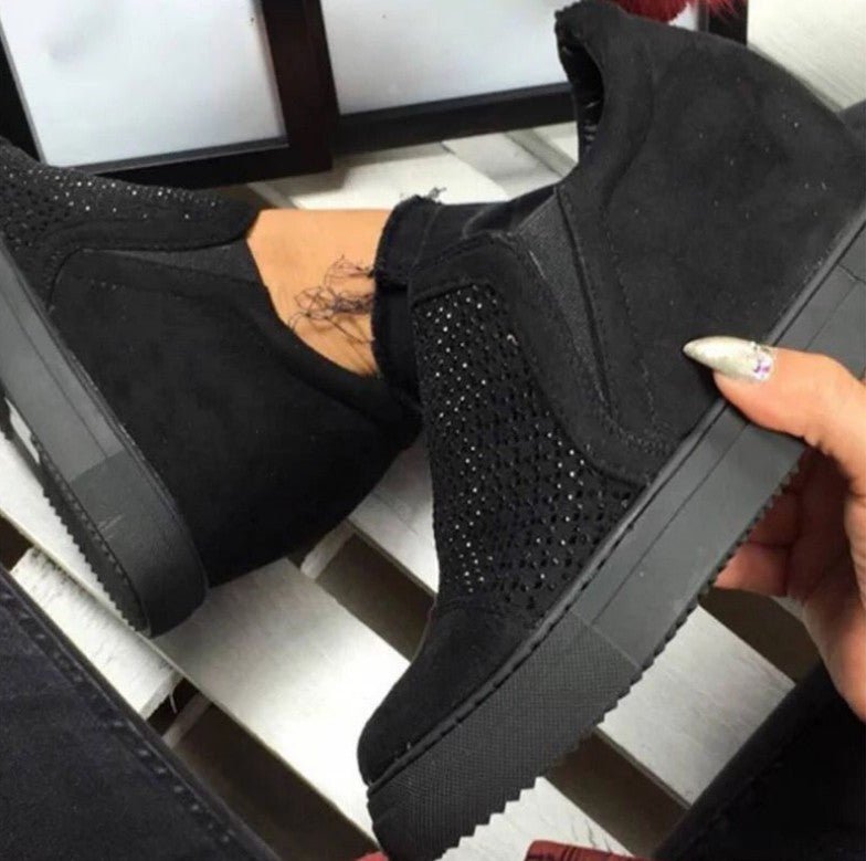 Idile - Rhinestone Hollow Loafers