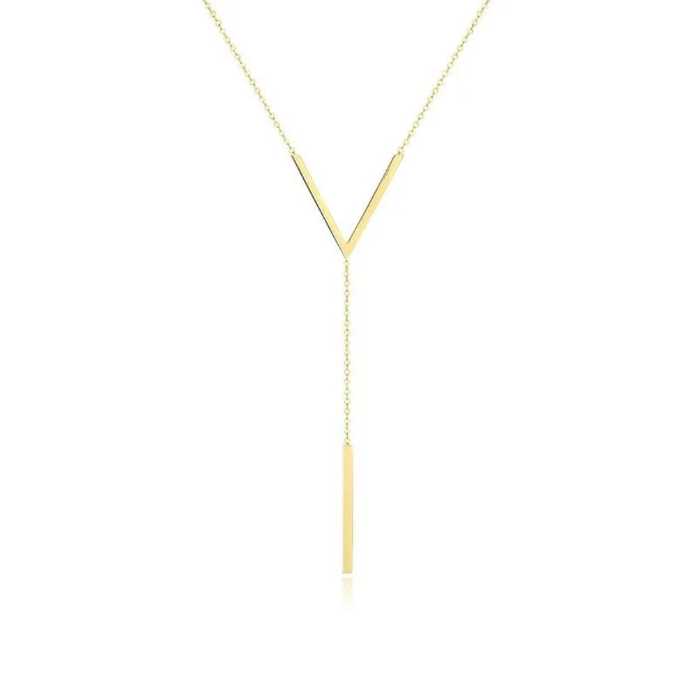 Kary - Long Sexy V-shaped necklace. - Jimi Brothers 
