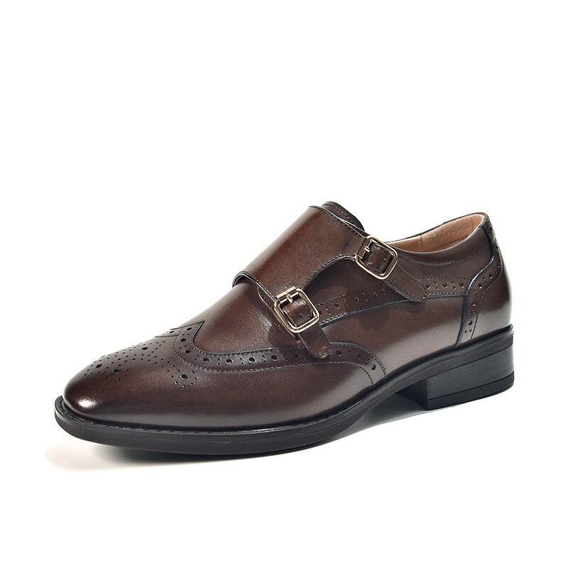 Layla - Brogue Style Monk Shoes for Women - Jimi Brothers 