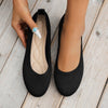 Lina - Comfortable Round Toe  Ballerina Soft Shoes