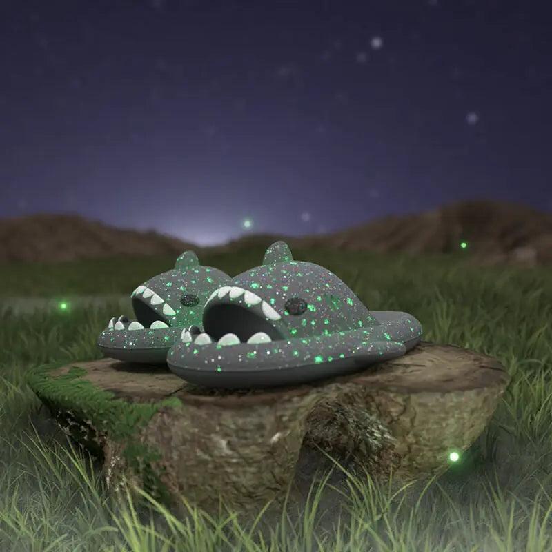 Luminous Shark Slippers - Jimi Brothers 