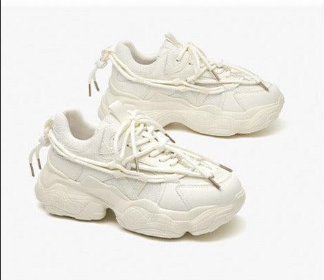 Lyn - Chunky Sneakers with Side Lace-up Decor - Jimi Brothers 