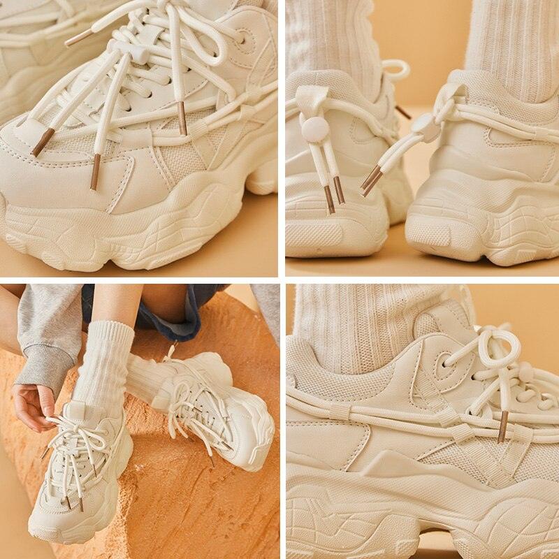 Lyn - Chunky Sneakers with Side Lace-up Decor - Jimi Brothers 