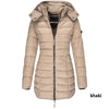 Mid-length Slim-fit Quilted Jacket