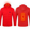 New Heated Jacket Coat USB Electric Jacket Cotton Coat Heater Thermal Clothing Heating Vest Men&#39;s Clothes Winter