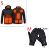 New Heated Jacket Coat USB Electric Jacket Cotton Coat Heater Thermal Clothing Heating Vest Men&#39;s Clothes Winter