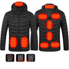 New Heated Jacket Coat USB Electric Jacket Cotton Coat Heater Thermal Clothing Heating Vest Men&#39;s Clothes Winter