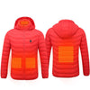 New Heated Jacket Coat USB Electric Jacket Cotton Coat Heater Thermal Clothing Heating Vest Men&#39;s Clothes Winter