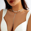 Orine - Layered Snake Chain with Long Tassels Choker Necklaces - Jimi Brothers 