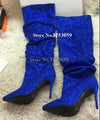 Over-the-knee Sparkling High Boots - Jimi Brothers 