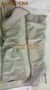 Over-the-knee Sparkling High Boots - Jimi Brothers 