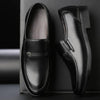 PRESTON - Men&#39;s Black Leather Formal Shoes - Jimi Brothers 