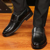 PRESTON - Men&#39;s Black Leather Formal Shoes - Jimi Brothers 