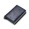 RFID Black Magic Trifold Leather Slim Mini Wallet - Jimi Brothers 