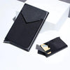 RFID Black Magic Trifold Leather Slim Mini Wallet - Jimi Brothers 