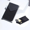 RFID Black Magic Trifold Leather Slim Mini Wallet - Jimi Brothers 