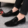 Rhinestone Shining Loafer Shoes - Jimi Brothers 
