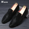 Rhinestone Shining Loafer Shoes - Jimi Brothers 