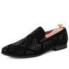 Rhinestone Shining Loafer Shoes - Jimi Brothers 