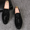 Rhinestone Shining Loafer Shoes - Jimi Brothers 