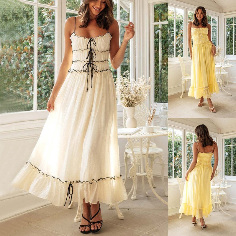 Sally - Long Summer Dress country style
