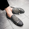 SANDERS - Men&#39;s Diamond Rhinestones Loafers Shoes - Jimi Brothers 