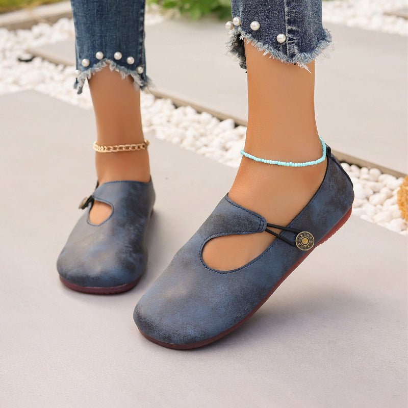 Slip-on Soft Bottom Lazy Doug Shoes Flat Round Head Leisure Women's Shoes