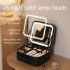 Smart LED Cosmetic Case with Mirror - Jimi Brothers 