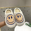 Smile Face Faux Fur Slippers - Jimi Brothers 