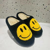 Smile Face Faux Fur Slippers - Jimi Brothers 