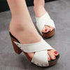 Square High Heel Platform Women&#39;s Summer Sandals: Elegant Rivet Pumps - Jimi Brothers 