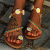 The Turquoise Daisy Sandals - Jimi Brothers 