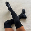 Thigh High Stretch Knit Boots - Jimi Brothers 