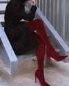 Thin Long Thigh Boots For Women - Jimi Brothers 