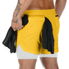 Men&#39;s Gym Fitness Running Shorts 2-in-1