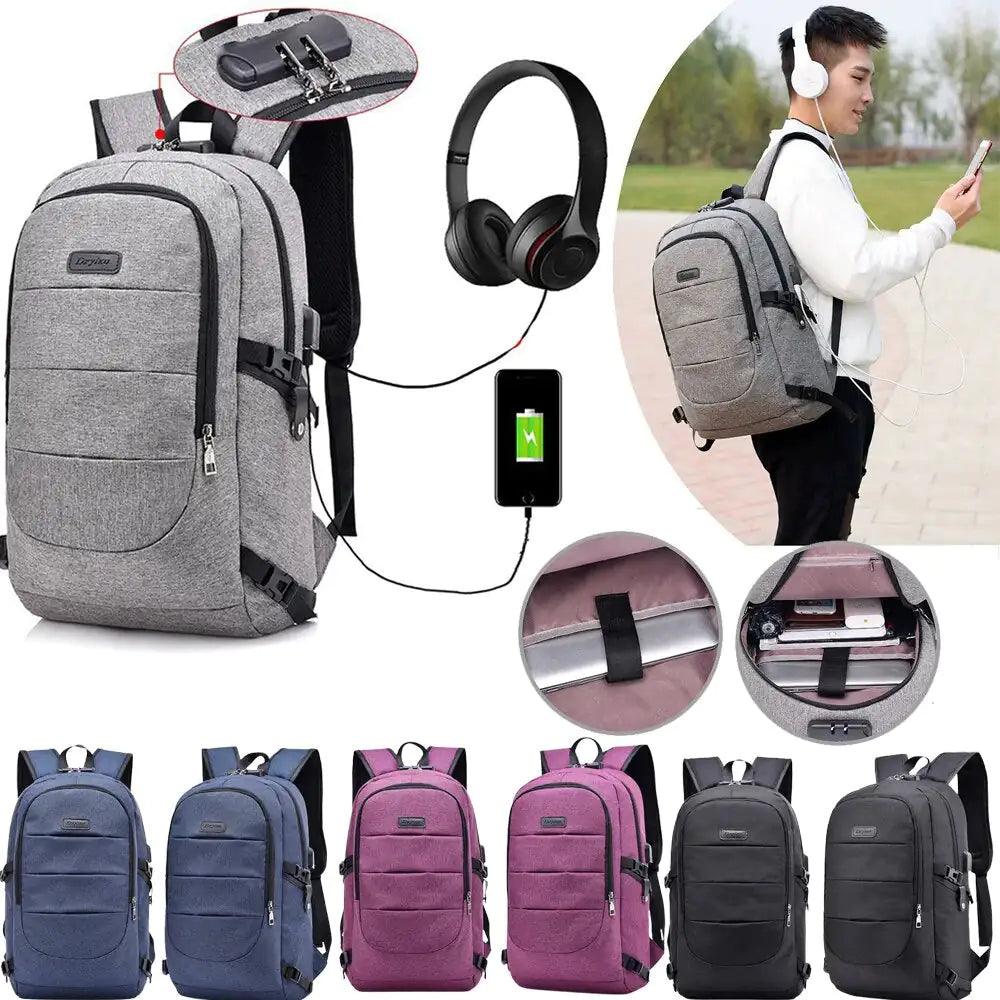 USB Charging Waterproof Backpack - Jimi Brothers 