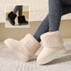 Warm and Mid-tube Thick-soled Plush Snow Boots Winter