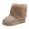 Warm and Mid-tube Thick-soled Plush Snow Boots Winter