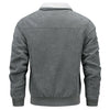 Winter Lapel Fleece Jacket With Pockets Warm Thicken Cotton Coat Men&#39;s Clothing