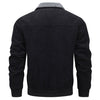 Winter Lapel Fleece Jacket With Pockets Warm Thicken Cotton Coat Men&#39;s Clothing