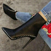 Women Fashion Pointed Toe Modern Ankle Boots - Jimi Brothers 