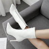 Women Fashion Pointed Toe Modern Ankle Boots - Jimi Brothers 