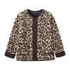 Women&#39;s Winter Leopard Print Casual Loose Jacket