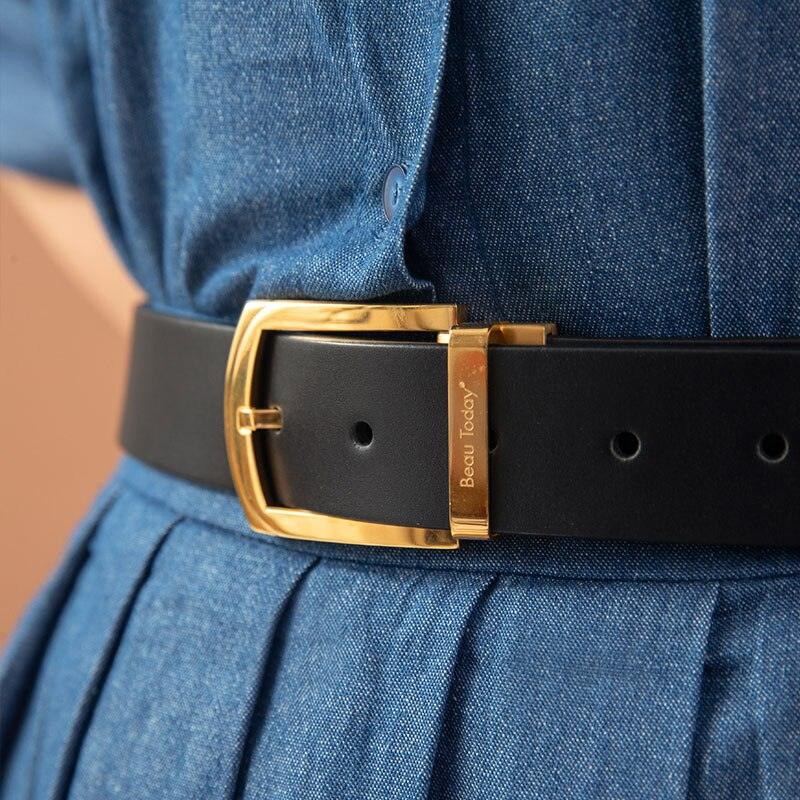 Ornella - Leather Buckle Belt - Jimi Brothers 